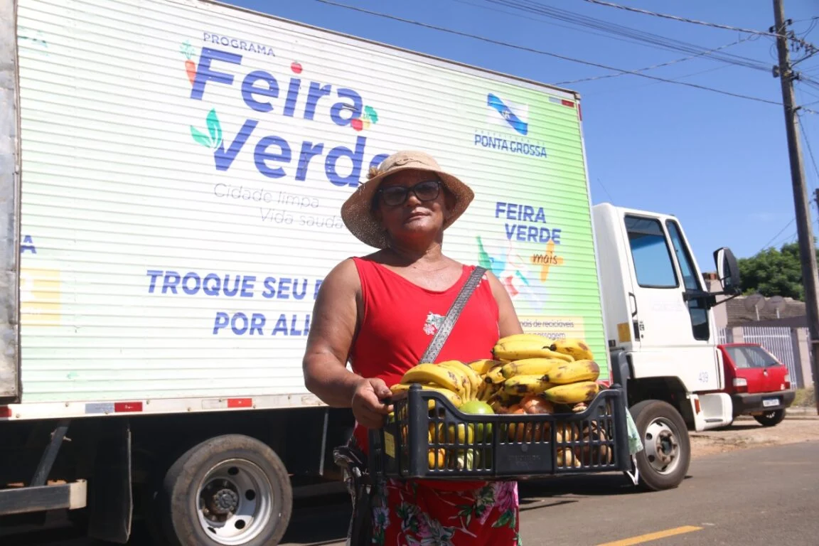 Produtos orgânicos da Feira Verde